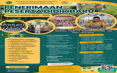 PENGUMUMAN CALON SISWA BARU YANG DITERIMA MELALUI JALUR PRESTASI PPDB MTsN 7 JEMBER
